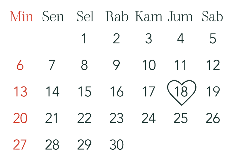 Kalender September 2026